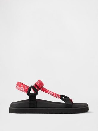 Kinder-Sandalen mit Riemen aus Canvas