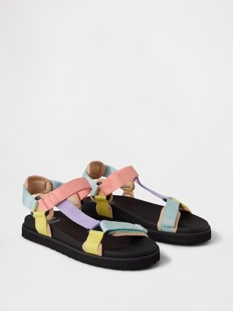Kinder-Sandalen mit Riemen aus Canvas
