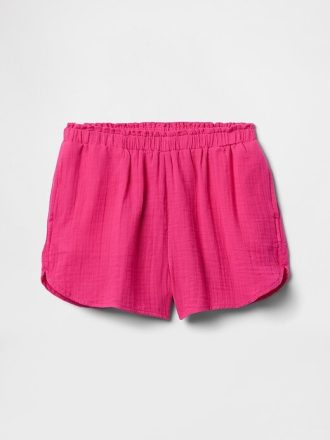 Kinder Shorts aus Crinkle-Gaze