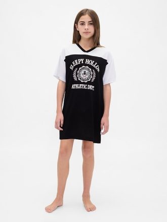 Kinder Sleepy Hollow Pyjama-Kleid aus recyceltem Material