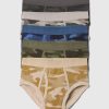 Kinder-Slips aus Bio-Baumwolle mit Camouflage-Muster (5er-Pack) Kinder-Slips aus Bio-Baumwolle mit Camouflage-Muster (5er-Pack)