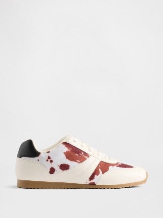 Kinder-Sneaker mit Kuh-Print