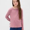 Kinder Softspun Rib Pullover mit seitlichen Bindebändern Kinder Softspun Rib Pullover mit seitlichen Bindebändern