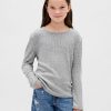 Kinder Softspun Rib Pullover mit seitlichen Bindebändern Kinder Softspun Rib Pullover mit seitlichen Bindebändern