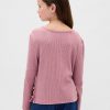 Kinder Softspun Rib Pullover mit seitlichen Bindebändern Kinder Softspun Rib Pullover mit seitlichen Bindebändern