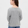 Kinder Softspun Rib Pullover mit seitlichen Bindebändern Kinder Softspun Rib Pullover mit seitlichen Bindebändern