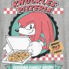 Kinder Sonic The Hedgehog Knuckles Pizza Grafik T-Shirt