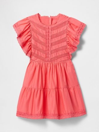 Kinder Spitzenkleid mit Rüschen