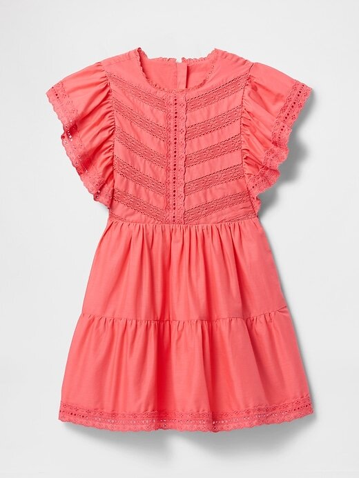 Kinder Spitzenkleid mit Rüschen Kinder Spitzenkleid mit Rüschen