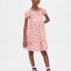 Kinder-Stufenkleid mit Puffärmeln Kinder-Stufenkleid mit Puffärmeln