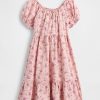 Kinder-Stufenkleid mit Puffärmeln Kinder-Stufenkleid mit Puffärmeln
