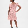 Kinder-Stufenkleid mit Puffärmeln Kinder-Stufenkleid mit Puffärmeln