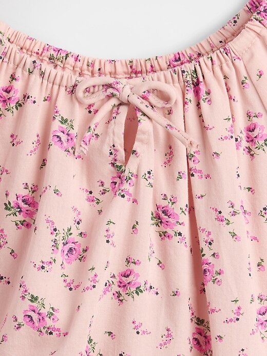 Kinder-Stufenkleid mit Puffärmeln Kinder-Stufenkleid mit Puffärmeln