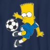 Kinder-T-Shirt mit Bart Simpson-Fußball-Grafik Kinder-T-Shirt mit Bart Simpson-Fußball-Grafik