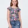 Kinder-T-Shirt mit eckigem Ausschnitt Kinder-T-Shirt mit eckigem Ausschnitt