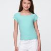 Kinder-T-Shirt mit eckigem Ausschnitt Kinder-T-Shirt mit eckigem Ausschnitt