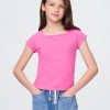 Kinder-T-Shirt mit eckigem Ausschnitt Kinder-T-Shirt mit eckigem Ausschnitt