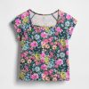 Kinder-T-Shirt mit eckigem Ausschnitt Kinder-T-Shirt mit eckigem Ausschnitt