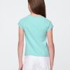 Kinder-T-Shirt mit eckigem Ausschnitt Kinder-T-Shirt mit eckigem Ausschnitt
