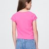 Kinder-T-Shirt mit eckigem Ausschnitt Kinder-T-Shirt mit eckigem Ausschnitt