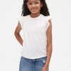 Kinder T-Shirt mit Flatterärmeln