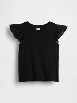Kinder T-Shirt mit Flatterärmeln