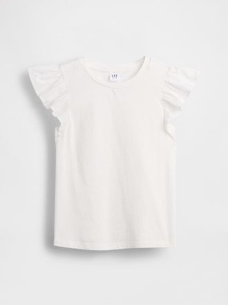 Kinder T-Shirt mit Flatterärmeln