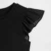 Kinder T-Shirt mit Flatterärmeln Kinder T-Shirt mit Flatterärmeln