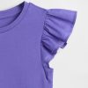 Kinder T-Shirt mit Flatterärmeln Kinder T-Shirt mit Flatterärmeln