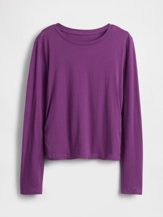 Kinder T-Shirt mit gerüschter Seite