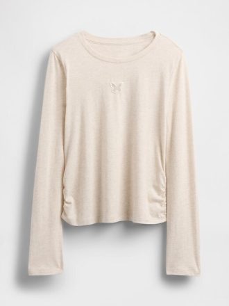 Kinder T-Shirt mit gerüschter Seite
