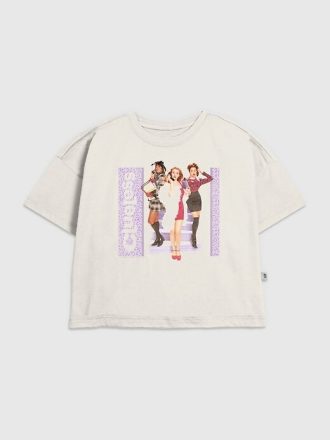 Kinder T-Shirt mit Grafik „Clueless“ in Pastell