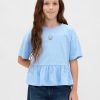 Kinder T-Shirt mit grafischem Schößchenmuster Kinder T-Shirt mit grafischem Schößchenmuster