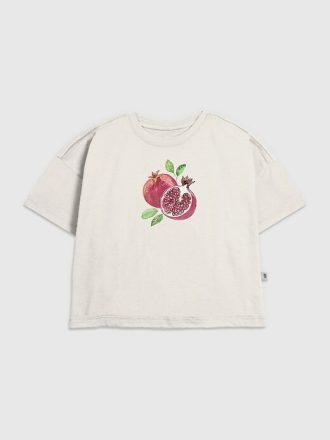 Kinder T-Shirt mit Granatapfel-Grafik