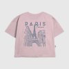 Kinder T-Shirt mit Pariser Liniengrafik