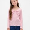 Kinder T-Shirt mit Schleife am Hals Kinder T-Shirt mit Schleife am Hals