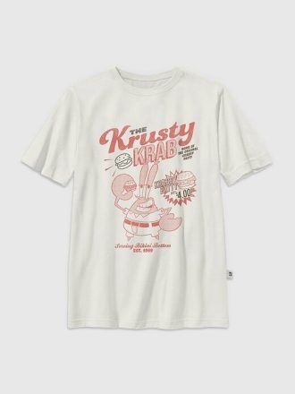 Kinder T-Shirt mit Spongebob-Grafik „Krosse Krabbe“