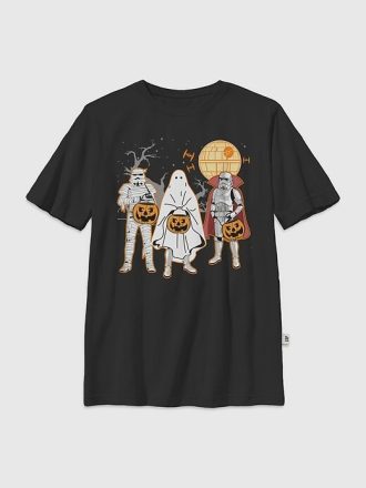 Kinder-T-Shirt mit Star Wars-Halloween-Grafik Kinder-T-Shirt mit Star Wars-Halloween-Grafik