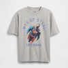 Kinder-T-Shirt mit Superman-Grafik Kinder-T-Shirt mit Superman-Grafik