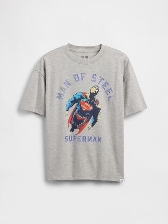 Kinder-T-Shirt mit Superman-Grafik