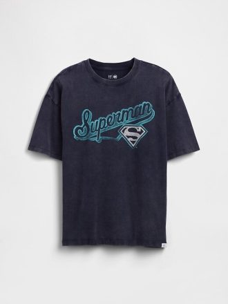 Kinder-T-Shirt mit Superman-Grafik