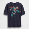 Kinder-T-Shirt mit Superman-Grafik Kinder-T-Shirt mit Superman-Grafik