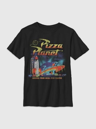 Kinder-T-Shirt mit „Toy Story Pizza Planet“-Grafik Kinder-T-Shirt mit „Toy Story Pizza Planet“-Grafik