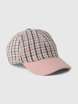 Kinder Tweed Baseballmütze