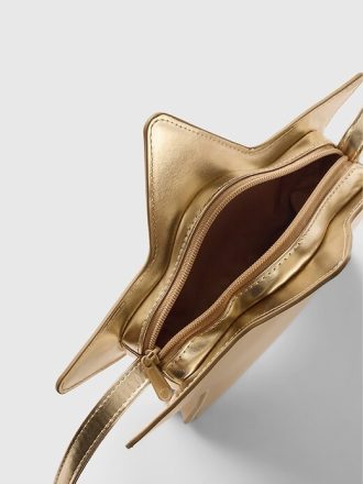Kinder-Umhängetasche mit Stern-Motiv in Metallic