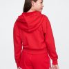 Kinder VintageSoft Crop Hoodie mit Reißverschluss