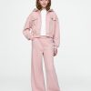 Kinder VintageSoft Crop Hoodie mit Reißverschluss
