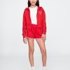 Kinder VintageSoft Crop Hoodie mit Reißverschluss