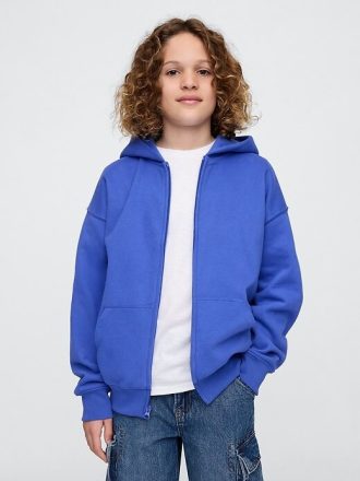 Kinder VintageSoft Kapuzenjacke mit Reißverschluss