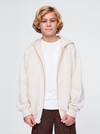 Kinder VintageSoft Kapuzenjacke mit Reißverschluss